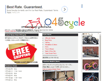 Tablet Screenshot of 045cycle.com
